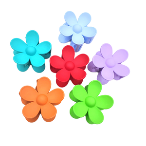Pour <span class=keywords><strong>Amazon</strong></span> nouvelle célébrité Internet grande fleur mate accessoires de cheveux en plastique pince à saisir arrière tête disque cheveux queue de cheval pince supérieure - Product Image 1