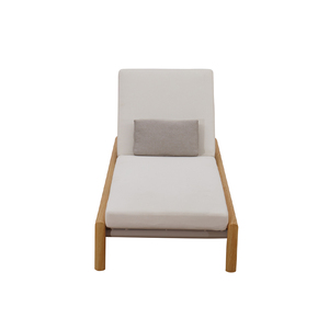 Chaise longue de luxe en bois pour piscine, plage et jardin, mobilier d'extérieur commercial en gros - Product Image 2
