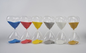 <span class=keywords><strong>Sablier</strong></span> en verre en forme de cœur <span class=keywords><strong>pour</strong></span> la cuisine, le brossage des <span class=keywords><strong>dents</strong></span>, l'enseignement scolaire - Product Image 6