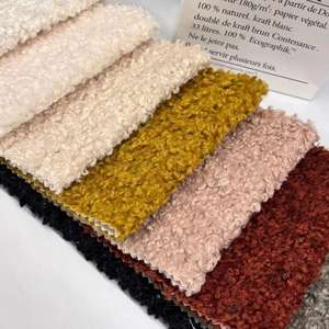 Tissu de velours Teddy 100% Polyester Sherpa tissu de velours polaire pour la décoration intérieure tissu d'ameublement tricoté en fausse fourrure - Product Image 4