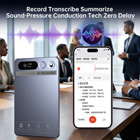 Grabadora de Voz con IA para Reuniones, Entrevistas y Clases, 35 Horas de Grabación, Traducción a 152 Idiomas, MP3, Aleación de Aluminio, OEM, ODM