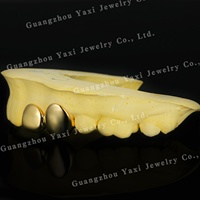 Grillz dentaires sur mesure de qualité supérieure, 8 sur 8, en Argent S925 et Or massif 9k 10k 14k 18k, Bijoux de corps Hip Hop certifiés, finition mate