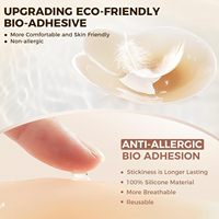 MEI XIAO TI Nice Sexy Girl Wear Soutien-gorge Lift Sous-vêtements Push up Invisible Clear Nipple Covers Soutien-gorge sans silicone pour robe dos nu