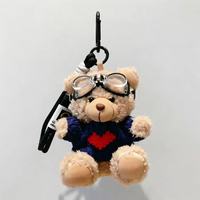 NS Ornement suspendu en peluche Ours Célébrité Internet, Poupée créative, Porte-clés Ours mignon, Pendentif de sac, Cadeau