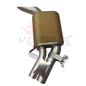 ท่อไอเสียสแตนเลสสตีล 304 แบบวาล์ว Vortex สำหรับ Mercedes AMG S63 Coupe C217 4.0T V8 ชุบทองแบบ Sandblasted รุ่น Sport Exhaust Mod - Product Image 5