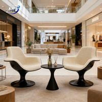 Fauteuil lounge à dossier haut en fibre de verre, sur mesure, durable et moderne, pour l'extérieur, le bureau à domicile, le salon, l'appartement, l'hôtel, la salle à manger de luxe