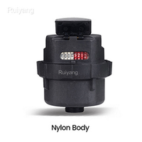 Vertical Installation Rotary Piston Dry Dial Copper Mechanical Volumetric Brass Water Meter