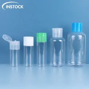 Botol Kemasan Kosmetik Penghilang Noda Botol Plastik Hewan, Botol Penghilang Cat Kuku Botol Makeup Plastik PET 80/100/120/300/500Ml