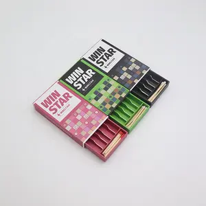 5 Pre Roll Pack Box With Match Push Back Pre-Roll Paper Boxes Child Resistant Preroll Packaging