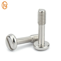 Vis à tête fraisée fendue en acier inoxydable, vis à épaule métrique, fixation de précision SS304, composant de machine M4