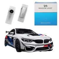 Projecteur de porte de voiture HD personnalisé rapide, lampe laser, lumière de bienvenue pour porte de voiture, logo de porte BMW, lampe d'ombre, lumière de bienvenue