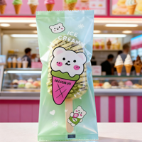 Logo personnalisé de qualité alimentaire BOPP plastique OPP sac stocké gelée Popsicle pochette d'emballage pour barre de chocolat sucette Popsicle crème glacée
