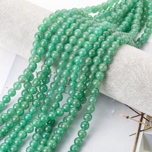 Pierre Naturelle de haute Qualité 4/6/8/10/12mm Haute Qualité Océan D'herbe Rondes En Agate Perles De Pierre En Vrac Pour La Fabrication DE BRICOLAGE Bijoux - Product Image 5