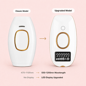 Appareil d'épilation électrique OEM ODM avec écran LCD, 5 niveaux d'énergie, modes automatique et manuel, pour usage domestique, épilateur beauté pour marque DTC - Product Image 2