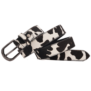 Ceinture en cuir véritable et cachemire haut de gamme pour femme, style rétro polyvalent avec boucle, tendance européenne et américaine, personnalisable par le fabricant - Product Image 4