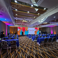 Système de mur vidéo LED couleur clé en main P3.9 pour location, intérieur/extérieur, haute luminosité 1200/5000 cd, 3840 Hz, garantie 3 ans