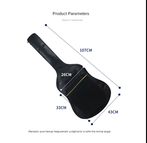 Akustik Gitar Çantası Kalın ve Pamuklu Su Geçirmez Sırt Çantası Klasik <span class=keywords><strong>40</strong></span>/41 İnç Folk Gitar Çantası - Product Image 4
