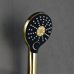 Modern Brass Shower Single Handle Wall <b>Mount</b> Chrome Ceramic Rain <b>Spray</b> HD-188 Shower - Product Image 2