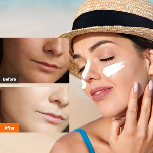 Crème solaire hydratante au suif de bœuf, protection solaire SPF50, oxyde de zinc non nano, marque privée, OEM - Product Image 3