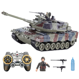 <span class=keywords><strong>Tank</strong></span> de combat RC War King à l'échelle 1/18 2,4 GHz, modèle M1A2 T-90 99G Tiger Leopard avec fonction de tir et effet de fumée - Product Image 3