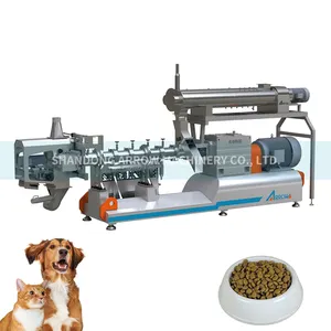 Honden Pet Food Making Machine Twin-Screw Pet Food Processing Line Droge Hondenvoer Extruder