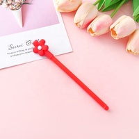Nouveau stylo Gel Kawaii créatif en forme de petite fleur, papeterie promotionnelle