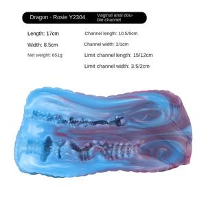 Titreşim özelliği ile çift kanal erkek Masturbator fincan <span class=keywords><strong>Penis</strong></span> egzersiz iplik parçacıklar erkek kadın mastürbasyon için seks oyuncakları - Product Image 4