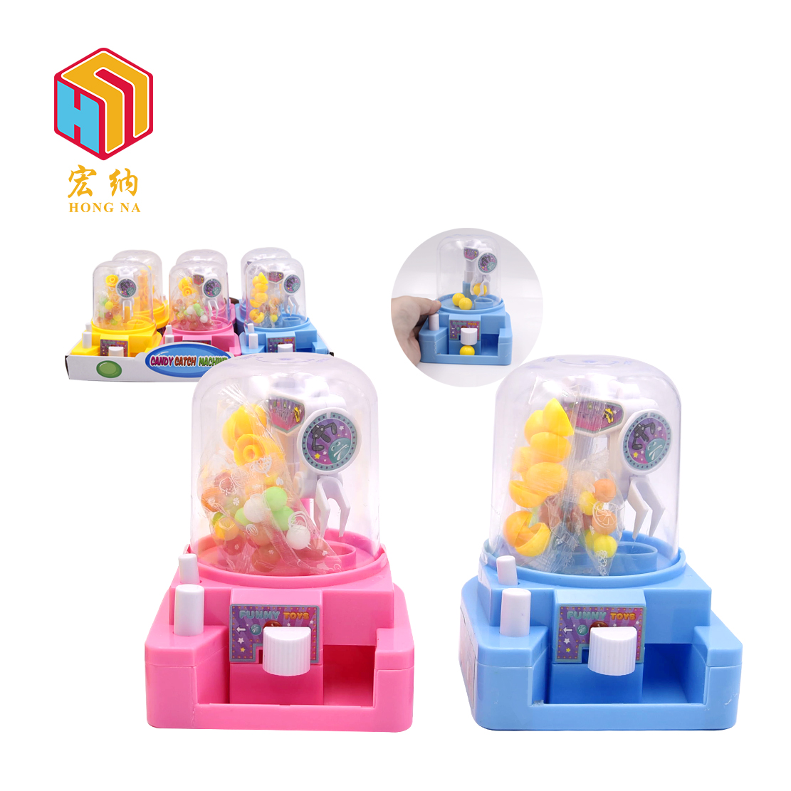 Мини детский сахарный пластиковый захват для игры в помещении машина для захвата Конфет Игрушки для конфет