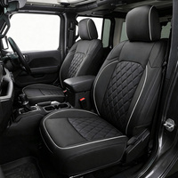 Fundas de Asiento de Coche Personalizadas GANE, Exclusivas, Completamente Cerradas, de Cuero Nappa, para Subaru, Ford, GMC, Jeep Wrangler, Civic, para Todas las Estaciones