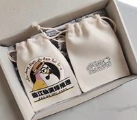 Petit sac à cordon en toile, sac à dos en coton noir, logo personnalisé avec pochette, cordon rouge, sac de shopping en mousseline, grand format 15x17, mini, vente en gros