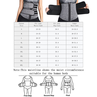 S-SHAPER Gaine amincissante taille haute en néoprène à compression forte, design tricoté sans couture, maintien ferme, pour grandes tailles