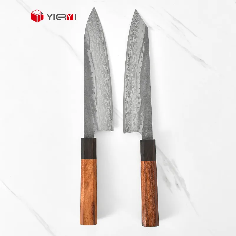 Set di coltelli marrone da 2 pezzi