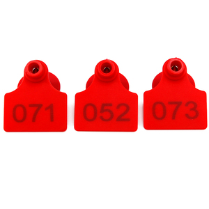 Z TOWER Étiquettes d'oreille <span class=keywords><strong>de</strong></span> porc numérotées Carte d'identification en TPU pour bétail pour chèvres Mouton Porcs Vaches Bétail Veau Ferme - Product Image 6