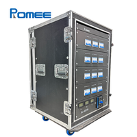 Boîte de distribution d'alimentation intelligente triphasée indépendante à 48 canaux et 4 kW pour le contrôle de la tension sur scène d'événements DJ