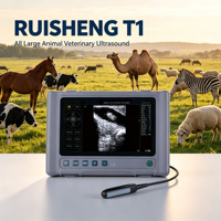 Échographe vétérinaire portable T1, étanche, pour chevaux, bovins, chameaux, moutons, zèbres, diagnostic de gestation des animaux de grande taille