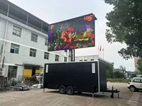 Remorque d'affichage LED mobile extérieure étanche P3 P4 P5 haute luminosité couleur pour événements et roadshows