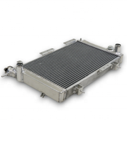Nouveau Radiateur de Performance 2 RANGÉES 100% Aluminium pour Renault 4L 4 R4 Gros Volume Trophy avec 1 An de Garantie