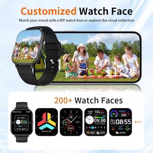 Montre connectée tendance avec fonction d'appel mains libres pour <span class=keywords><strong>iPhone</strong></span>, suivi d'activité, moniteur de sommeil, étanche, montre intelligente de sport - Product Image 2
