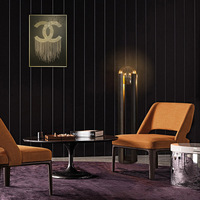 Lampadaire Cylindrique en Verre PM Nordic pour Salon, Luxe Moderne, Protection Oculaire LED, Corps en Fer, Luminaire de Sol pour Couloir et Salon