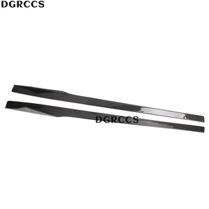 สเกิร์ตข้างคาร์บอนไฟเบอร์แท้แบบขัดเงา สไตล์ MTC สำหรับรถ BMW M2 F87 ปี 2015-2023 พร้อมปีกข้าง ติดตั้งง่าย - Product Image 2