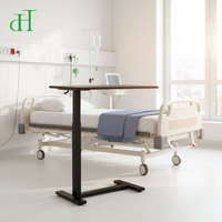 Table de lit portable moderne en fer, réglable en hauteur, pour personnes âgées, aide à la mobilité, table de chevet