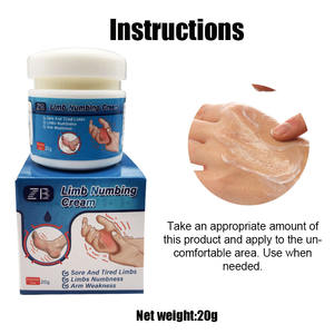Crema para el Alivio del Dolor para la Entumecimiento de las Extremidades, Rigidez de Piernas, Dolor Muscular de Manos y Pantorrillas, Vitamina E 20g - Product Image 6