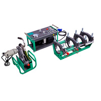 Soudeuse hydraulique bout à bout MM-Tech SWT-V160/63H pour tuyaux PE, PP, PVDF, certifiée CE, puissance 2500W pour systèmes d'eau, de gaz et miniers