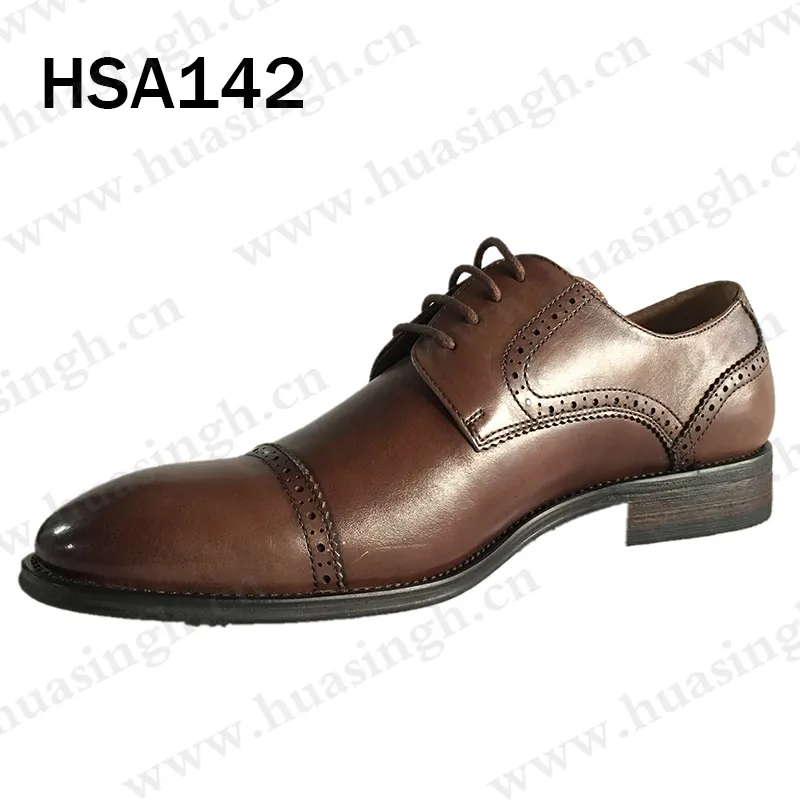 LXG Brogues Style Cowhide Leather Men Shoes Deodorant Business Casual Suit Dress Shoes HSA142
