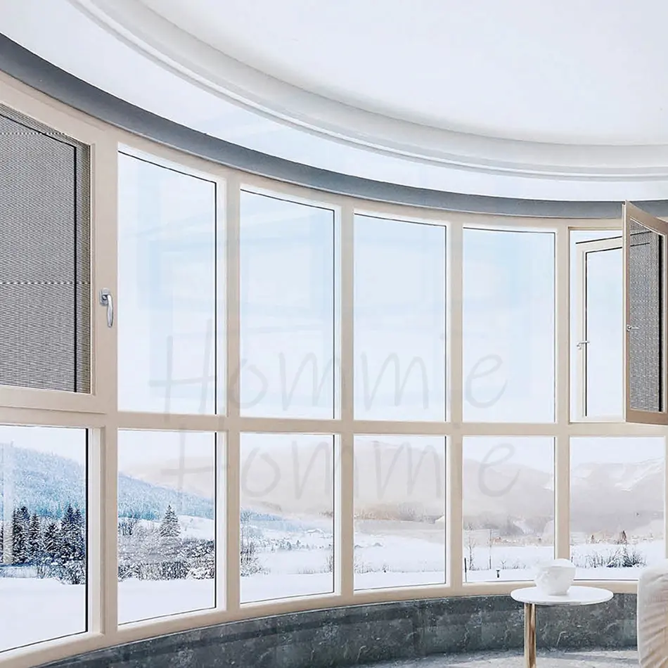 Çift camlı pencere beyaz Metal pencere alüminyum kanatlı pencere pencere ve kapılar