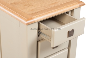 Precio más bajo LEGACY Mesita de noche 3 cajones Muebles de dormitorio Estilo vintage Juego de dormitorio Paquete personalizado Proveedor vietnamita - Product Image 5