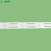 JY-845 50 pouces universel Led TV rétro-éclairage 3V 780mm 9 Leds OD30 OD35 lentille ronde découpable en aluminium PCB de 26 pouces à 75 pouces