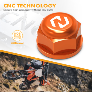 NICECNC pour KTM 2024 EXC 300 M22xP1.5 Écrou de broche de blocage de roue arrière EXC-F 350 XCW 300 2024 SX <span class=keywords><strong>125</strong></span> SX-F 350 XC XCF 2023 2024 - Product Image 4