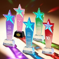 Nouveau trophée en cristal éblouissant haut de gamme pour les cérémonies de récompenses d'entreprise, pour honorer les employés exceptionnels