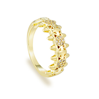 Ensemble de bijoux de mariée plaqué or 18 carats pour femmes boucles d'oreilles en cristal de zircon cubique collier bague en laiton pour cadeau de fête ou de mariage